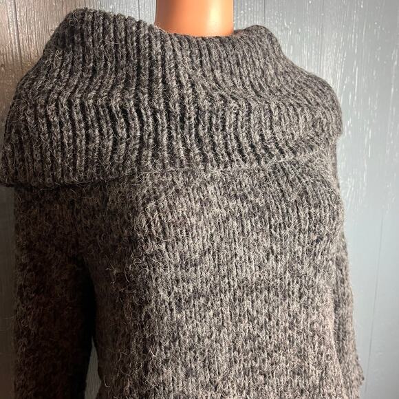 Michael Michael Kors Women’s Acrylic Alpaca Wool Blend Cowl Neck Sweater Large - Picture 2 of 7